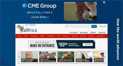 Desktop Screenshot of allafrica.com