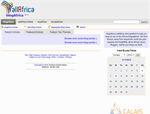 Tablet Screenshot of blogafrica.allafrica.com